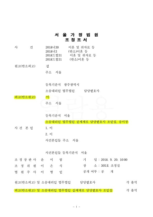 전세보증금 3억원 반환받는 것으로 승소