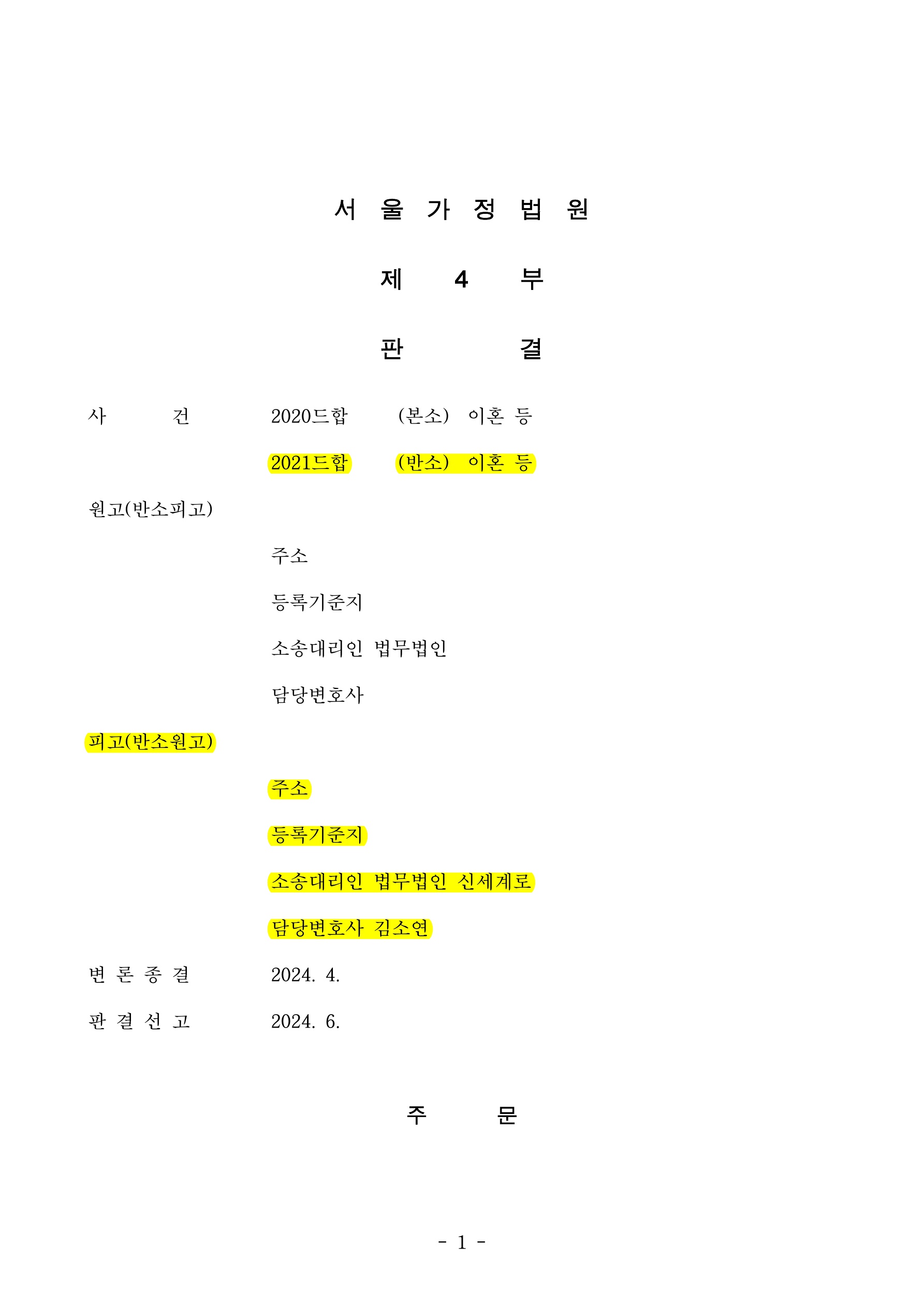 황혼이혼, 재산분할 60% 인정받으며 승소