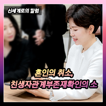 혼인 취소 및 친생자관계부존재확인의소 이미지