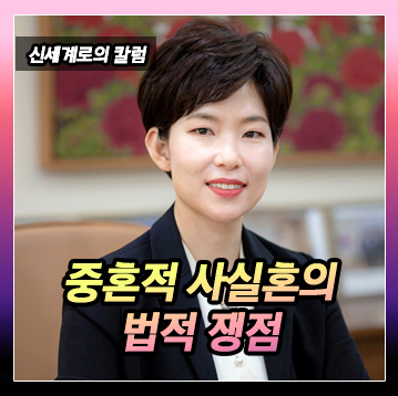 중혼적 사실혼의 경우 법적 쟁점 이미지